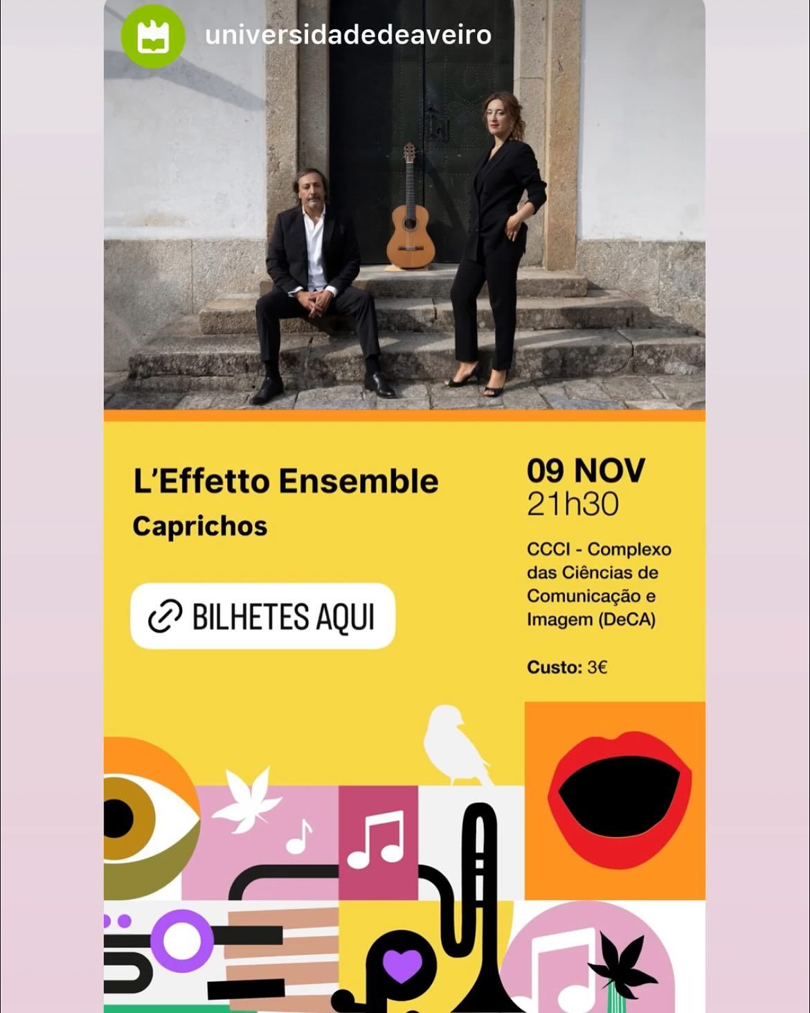 ‘La courbe de tes yeux’ for voice and guitar